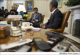 گفتگوی امیر قطر و باراک اوباما درباره مذاکرات هسته ای ایران