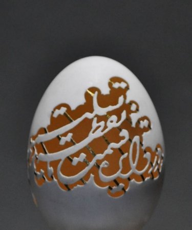 هنر ایرانی روی پوسته تخم مرغ!