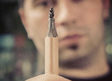 16 اثر هنری خارق العاده با تراش دادن نوک مداد!