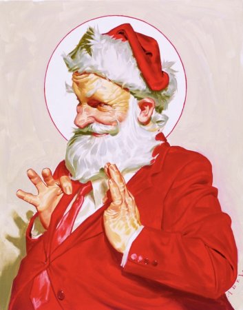 25اثر زیبای نقاشی از کریسمس