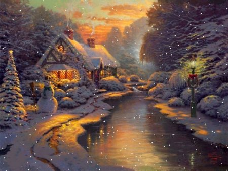 25اثر زیبای نقاشی از کریسمس