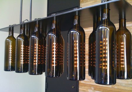 ایده هایی جالب برای ساخت لوستر با بطری