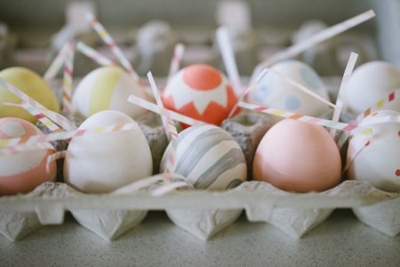 تخم مرغهای شانسی رنگی خانگی