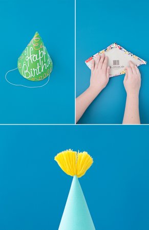 دونوع کلاه مخروطی زیبا برای جشن تولد